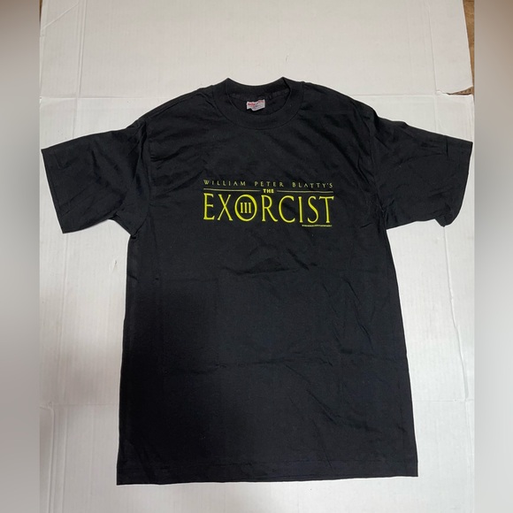 Vintage 1990 - The Exorcist III Movie Promo T Shirt - HORROR Exorcist 3 … - Picture 1 of 6